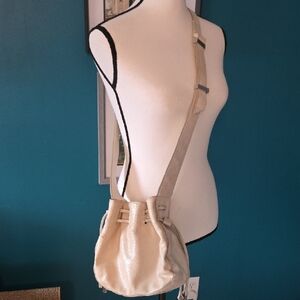 Halston Heritage Cream Crossbody Bag